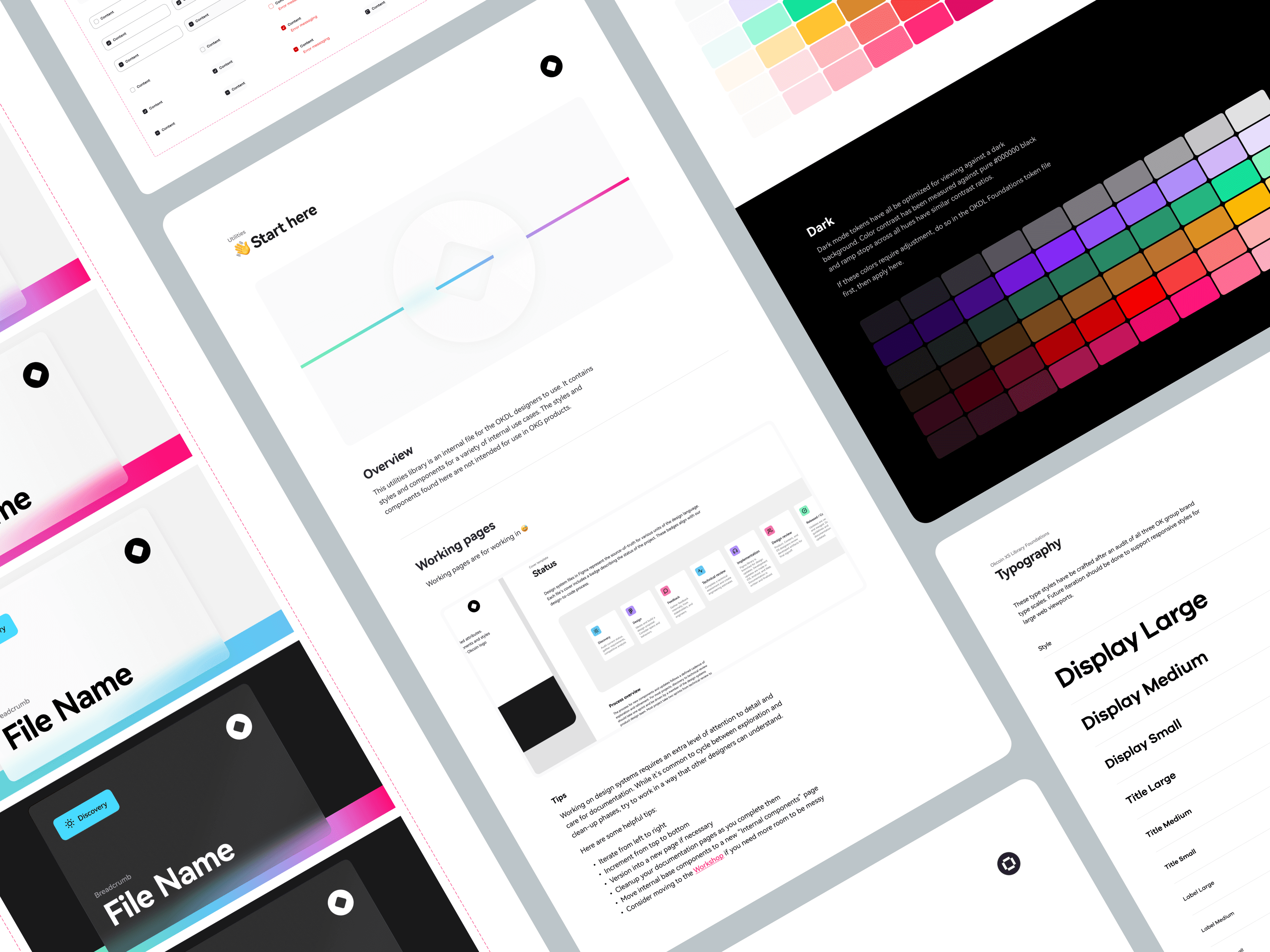 Design system artifacts from the OKDS design system